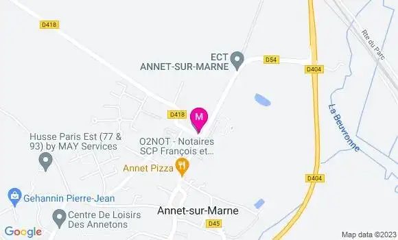 Localisation Mtre Chandon Muriel
