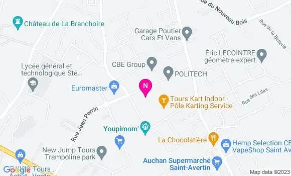 Localisation Mtre Blot Laurence