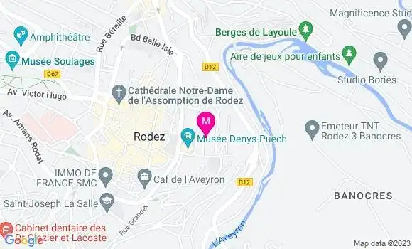 Localisation Mtre Garrigues Fanny