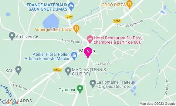 Localisation Mtre Granier Cécile