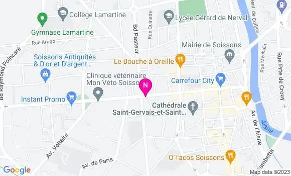 Localisation Mtre Pernot Francis