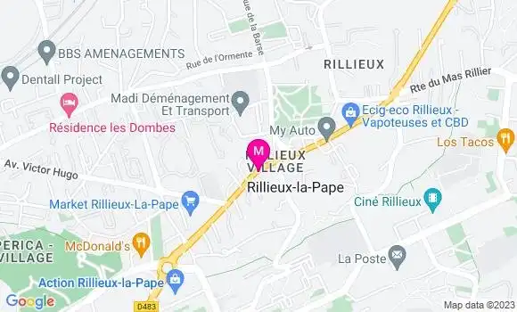 Localisation Mtre Klif Mélanie