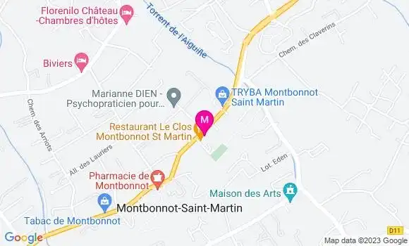 Localisation Mtre Arietti Marie