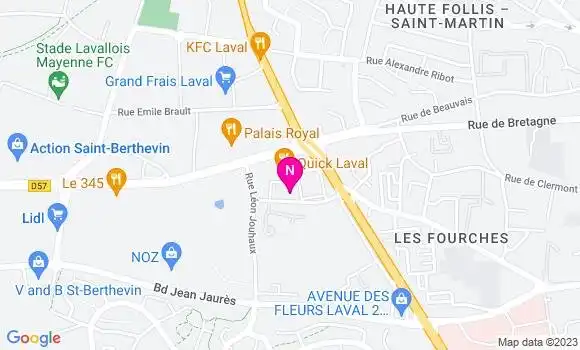 Localisation Mtre Fourcade Foubert Sylvia