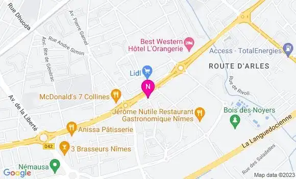 Localisation Mtre Chaumont Laurence