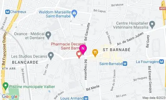 Localisation Mtre Barros Amandine