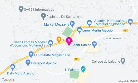 Localisation Mtre Casanova Pierre