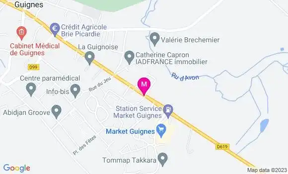 Localisation Mtre Rameau Vincent