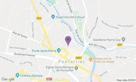 Localisation Mtre Oudot Marie