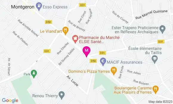 Localisation Mtre Mathy Loizon Karin