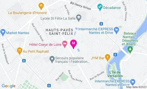 Localisation Mtre Fromentin Xavier