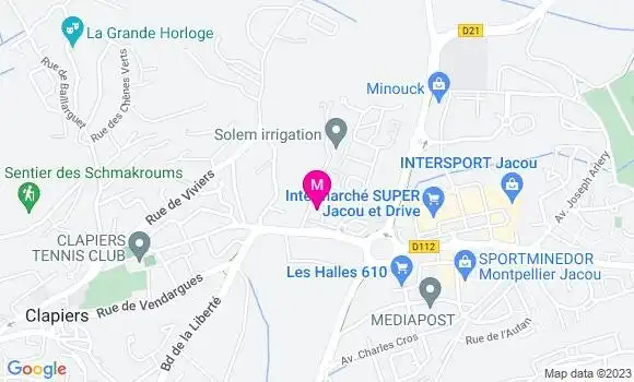 Localisation Mtre Nacenta Claire