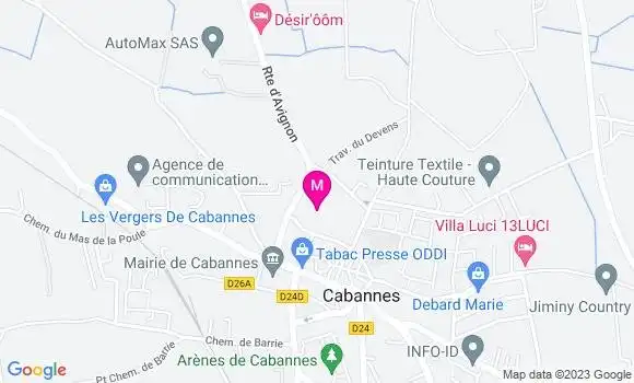 Localisation Mtre Meurot Sandrine