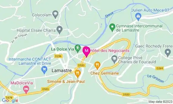 Localisation Mtre Barnavon Pierre Louis