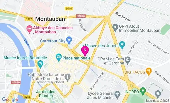 Localisation Mtre Lopez Anthony