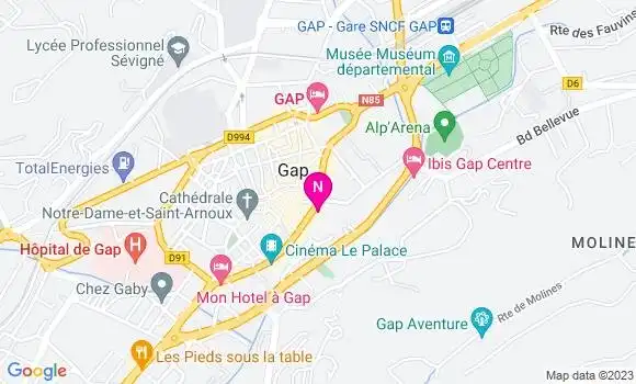 Localisation Mtre Dellandrea Laurent