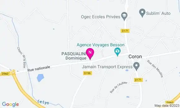 Localisation Mtre Pasqualini Dominique