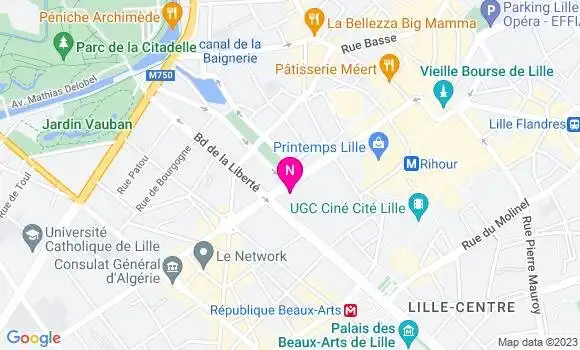Localisation Mtre Duquenne Charlotte