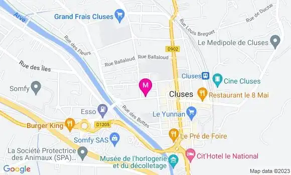 Localisation Mtre Fallara Sylvie
