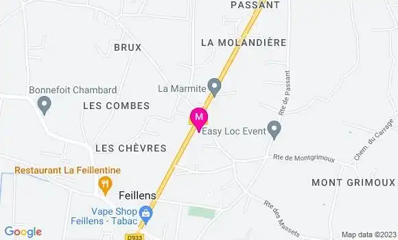 Localisation Mtre Merle Véronique