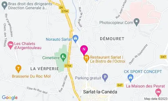 Localisation Mtre Poussou Violaine