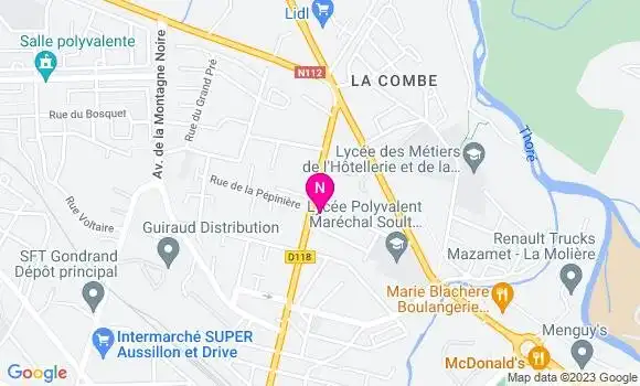 Localisation Mtre Bouissou Vivien