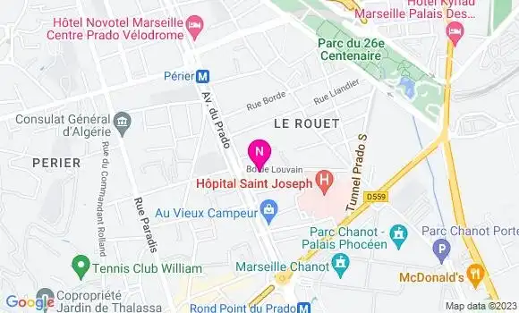 Localisation Mtre Voglimacci Lionel