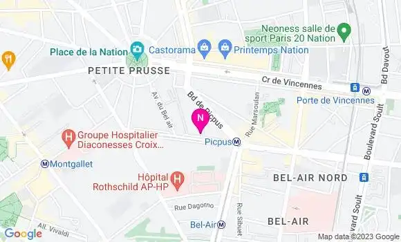 Localisation Mtre Beuzelin Viviane
