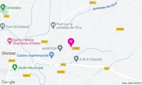 Localisation Mtre Louis Sébastien