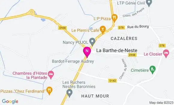 Localisation Mtre Rousseau Virginie