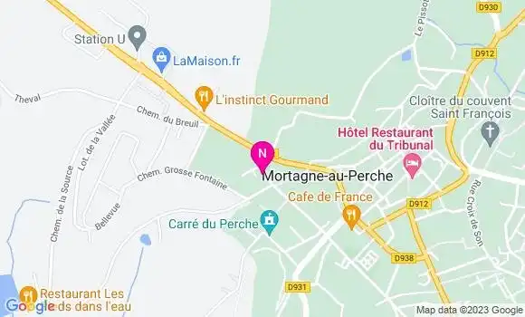 Localisation Mtre Decaen Catherine