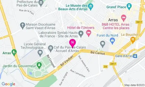 Localisation Mtre Duvernier Karine