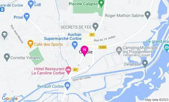 Localisation Mtre Lecomte Jean François