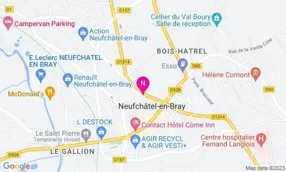 Localisation Mtre Lessard Emmanuel
