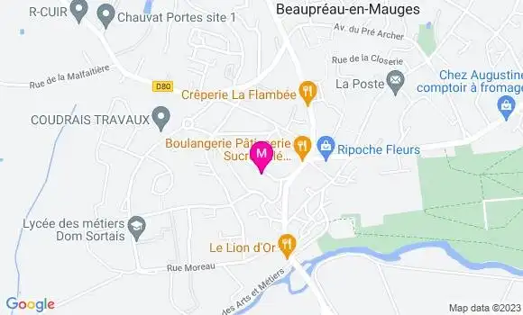 Localisation Mtre Chevallier Cyrille
