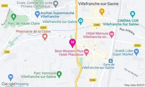 Localisation Mtre Cheret Louis