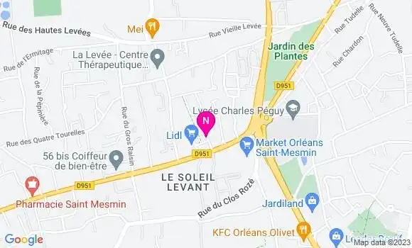 Localisation Mtre Bernard Clarisse
