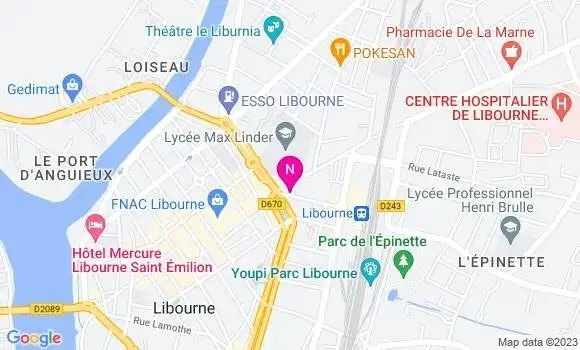 Localisation Mtre Marin Victor