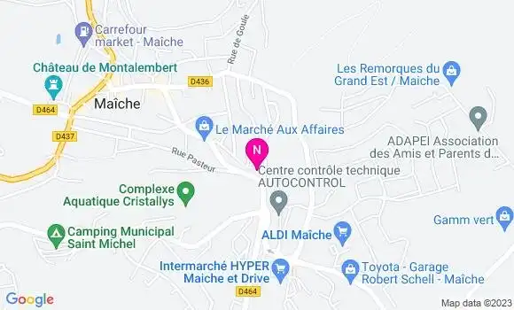 Localisation Mtre Cornu Frainet Marjorie