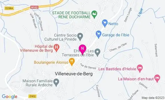Localisation Mtre Massenet Florian