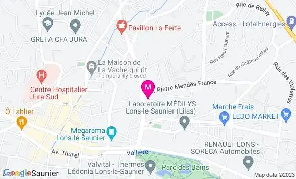 Localisation Mtre Vernier Christine