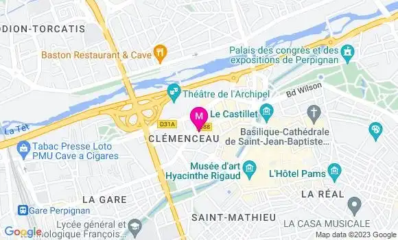 Localisation Mtre Corbron Emilie