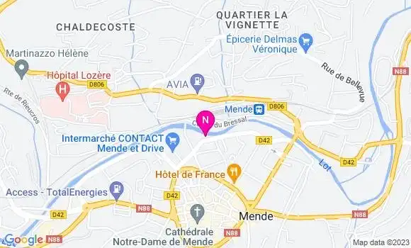 Localisation Mtre Costecalde Benjamin