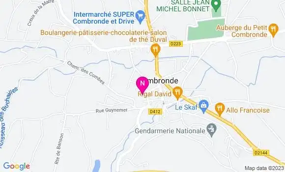 Localisation Mtre Girard Jean Michel