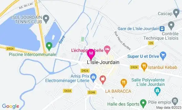 Localisation Mtre Orliac Guillaume