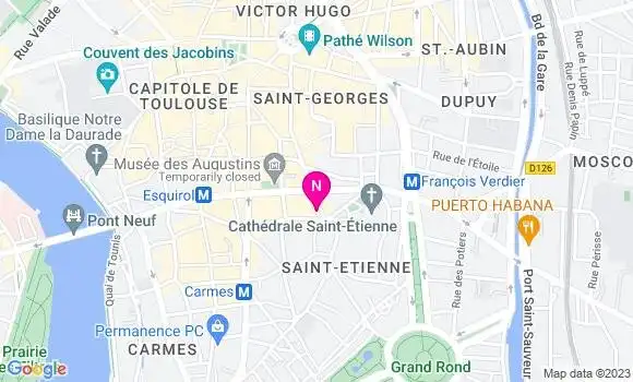 Localisation Mtre Redondo Malet Christine