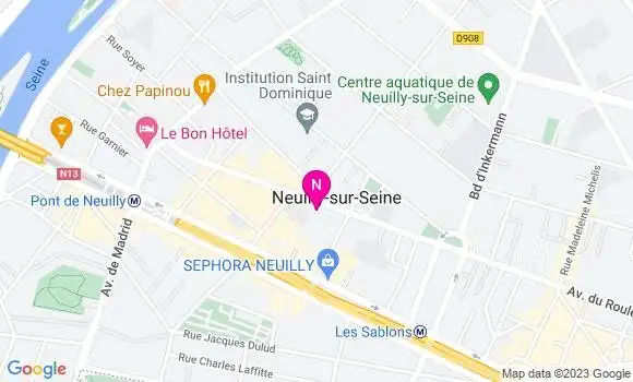 Localisation Mtre Bernos Philippe