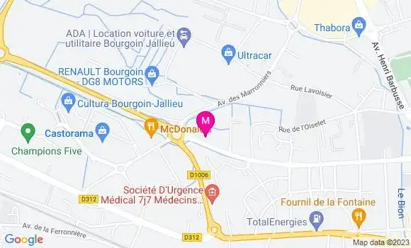 Localisation Mtre Bedel Bonjean Caroline