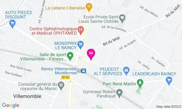 Localisation Mtre Jackson Elodie