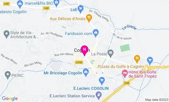 Localisation Mtre Bru Laurence